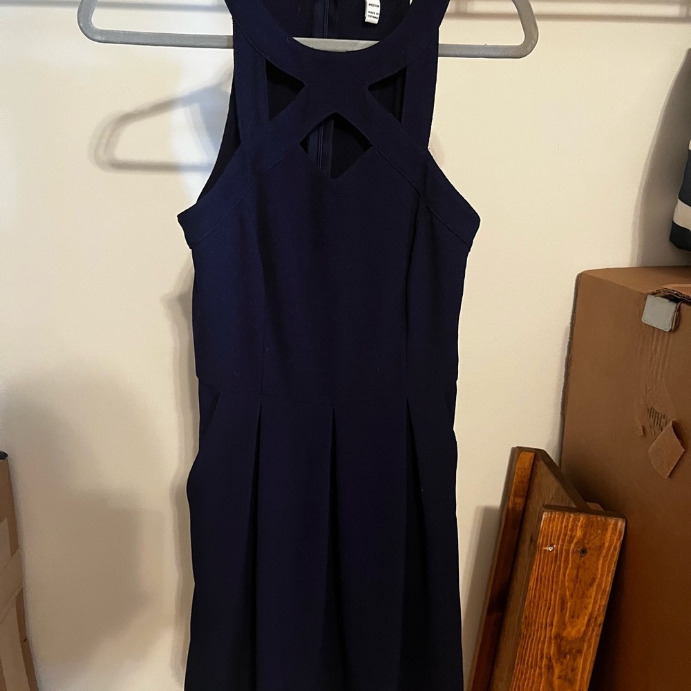 Navy Short Dress